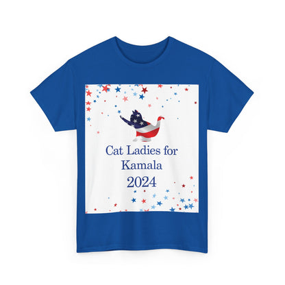 Cat Ladies for Kamala Heavy Cotton Tee