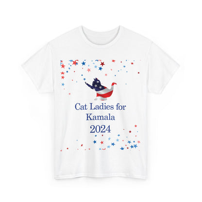 Cat Ladies for Kamala Heavy Cotton Tee