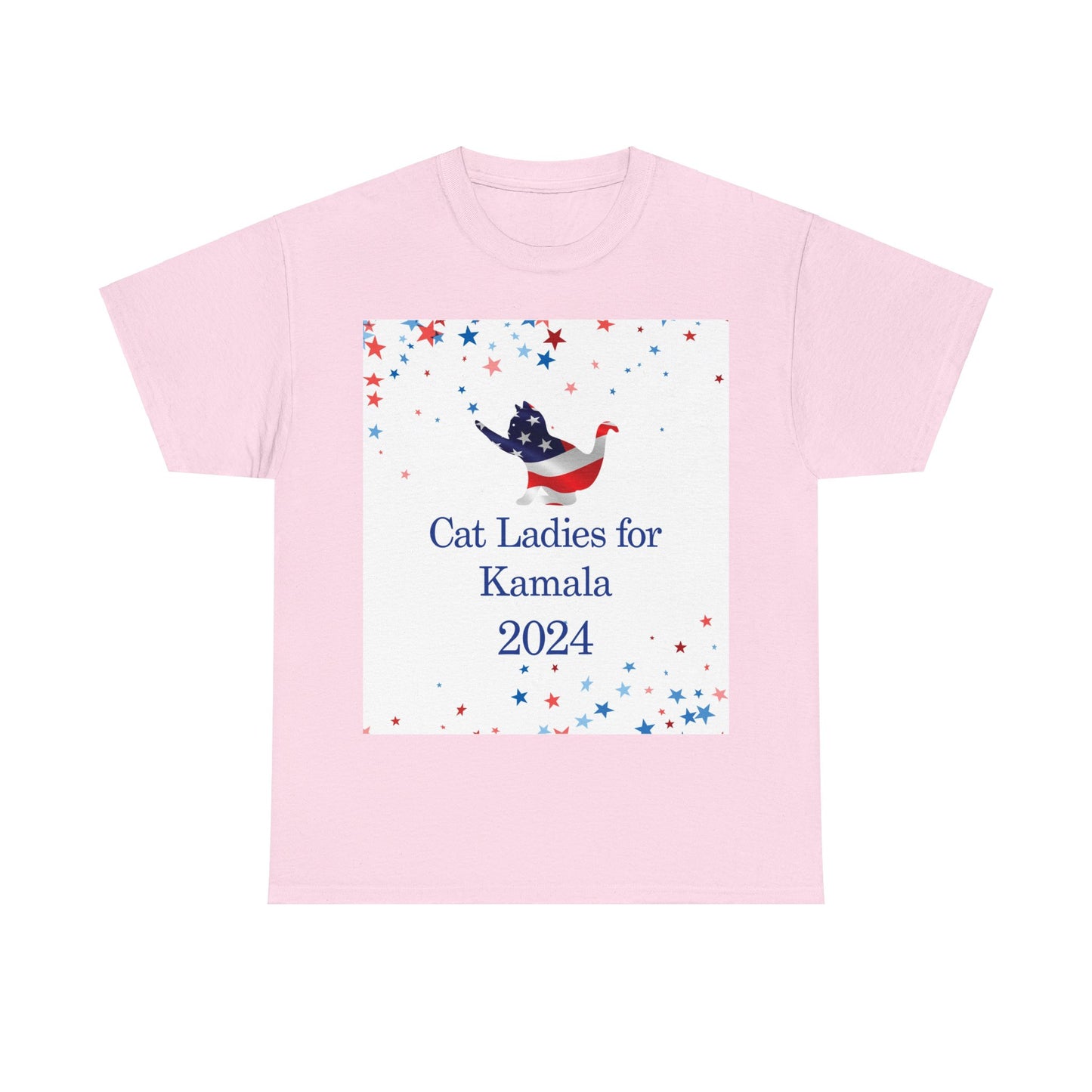 Cat Ladies for Kamala Heavy Cotton Tee