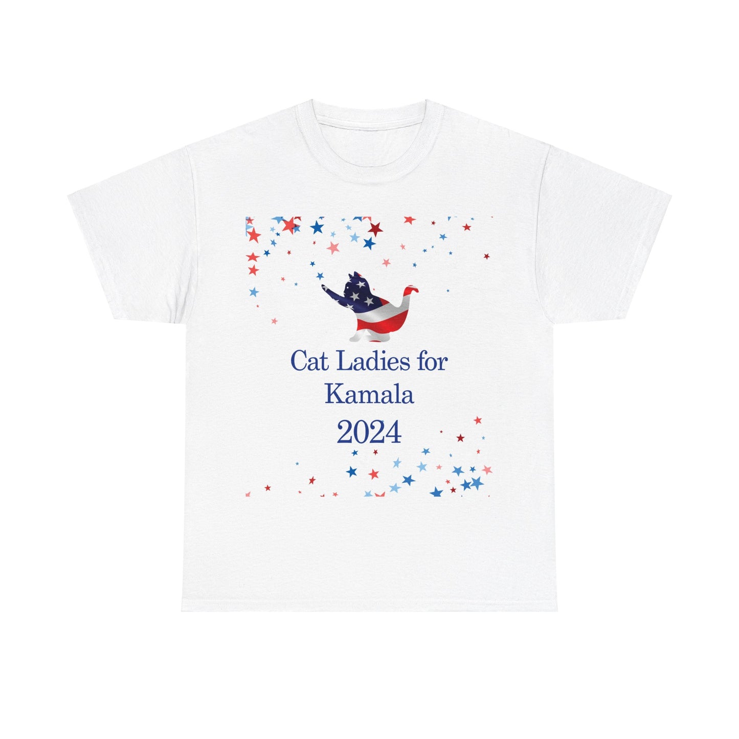 Cat Ladies for Kamala Heavy Cotton Tee