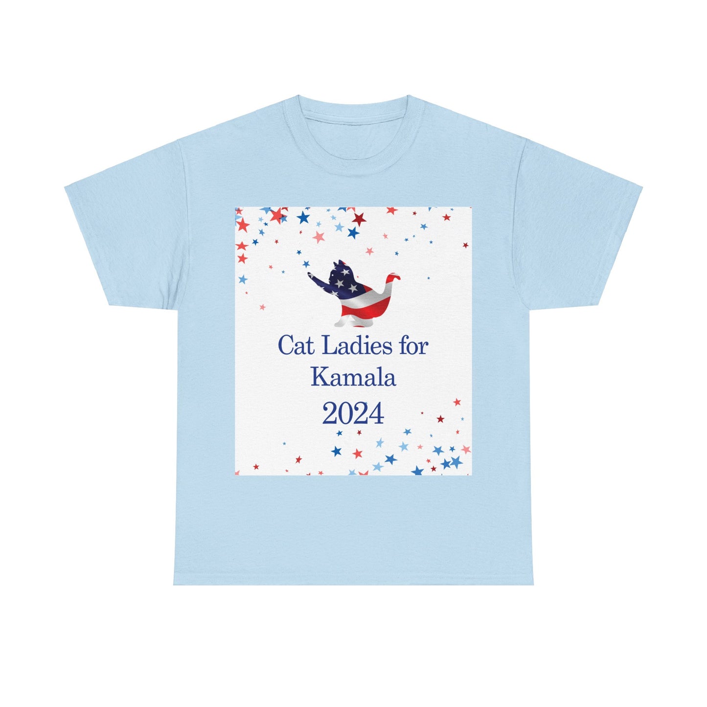 Cat Ladies for Kamala Heavy Cotton Tee