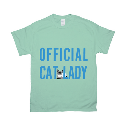 Original-Official Cat Lady T-Shirt - Blue