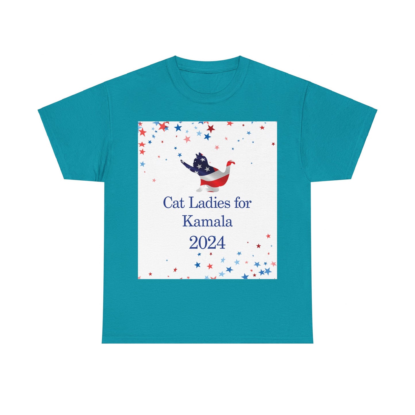 Cat Ladies for Kamala Heavy Cotton Tee