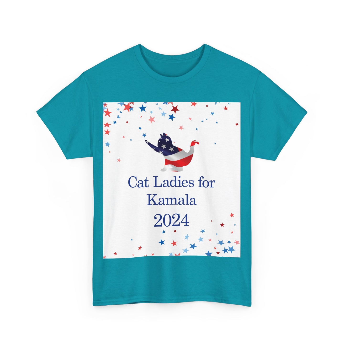 Cat Ladies for Kamala Heavy Cotton Tee