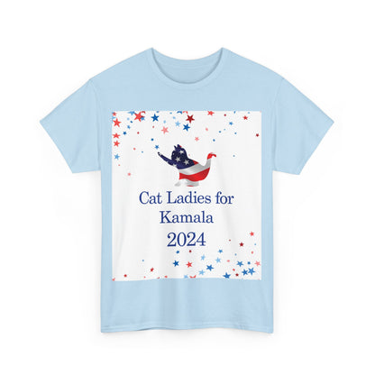 Cat Ladies for Kamala Heavy Cotton Tee