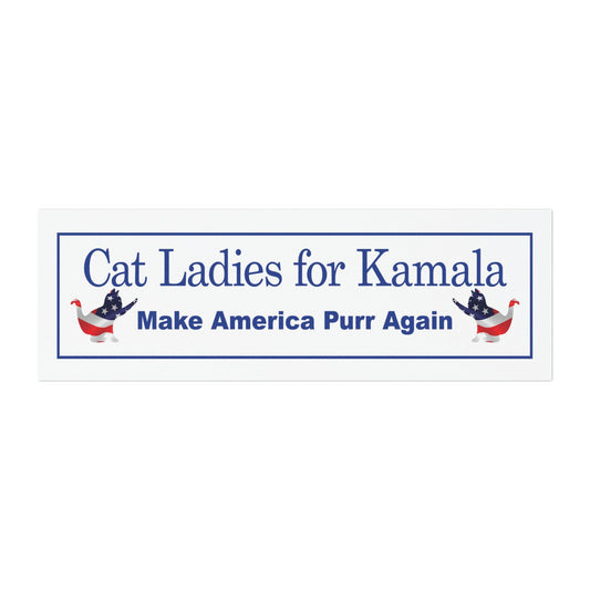 Cat Ladies for Kamala Car Magnet