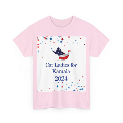 Cat Ladies for Kamala Heavy Cotton Tee