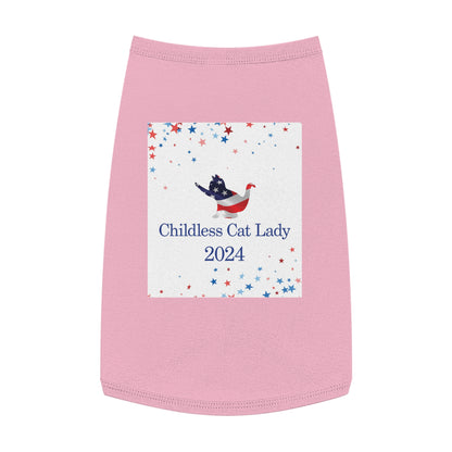 Blue Childless Cat Lady 2024 Pet Tank Top