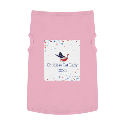 Blue Childless Cat Lady 2024 Pet Tank Top