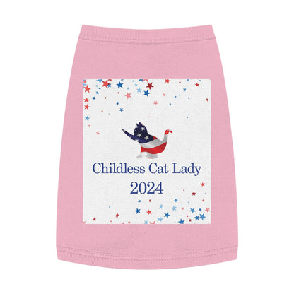 Blue Childless Cat Lady 2024 Pet Tank Top