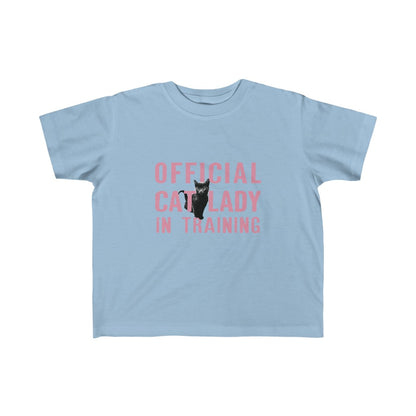 Official Cat Lady In Training Toddler Tee - Pink